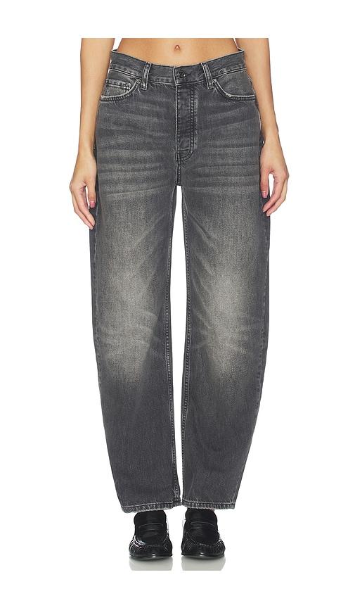 anine bing fritz jean in black.