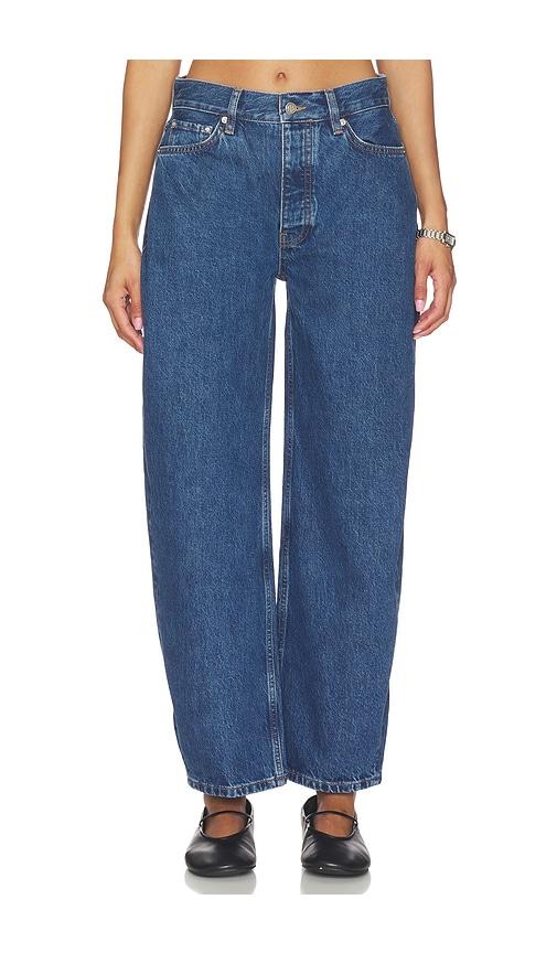 anine bing fritz jeans in blue.