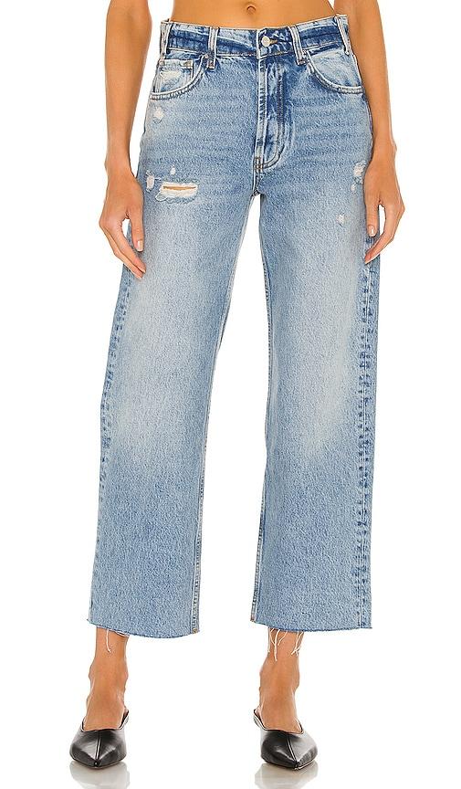anine bing gavin jeans in denim-medium.