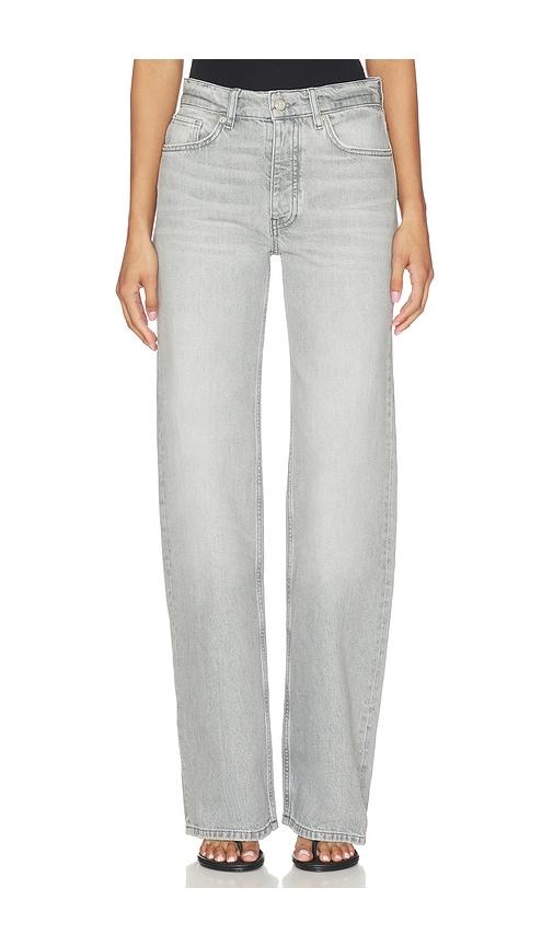 anine bing hugh jeans in grey.