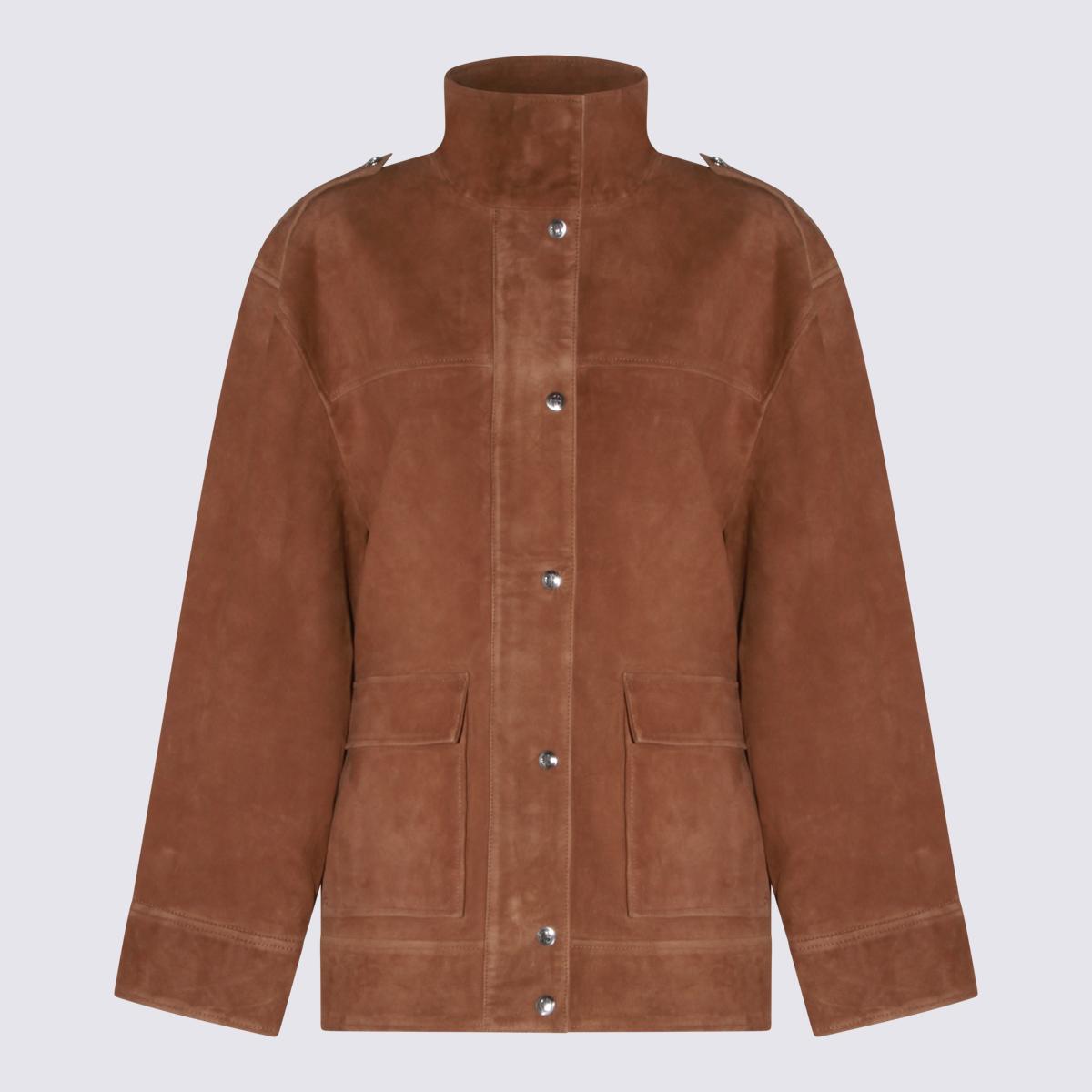 anine bing jackets brown _le - women