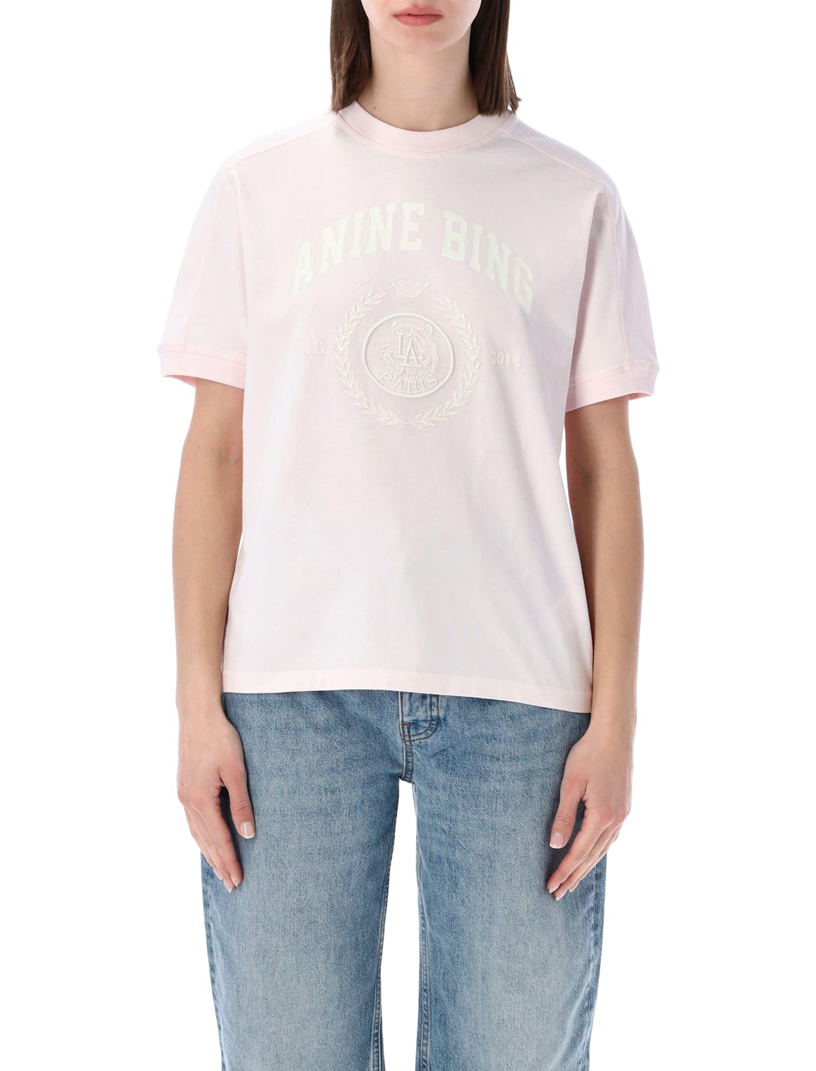 anine bing jaylin collegiate t-shirt