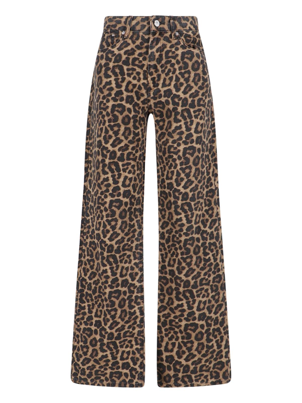 anine bing jeans multicolour cotton - women
