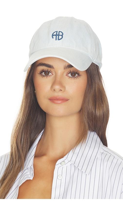 anine bing jeremy baseball cap in baby blue.