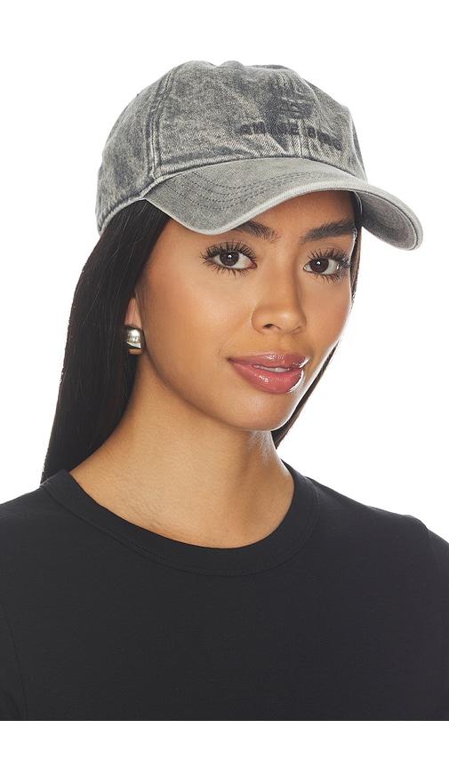 anine bing jeremy baseball cap in grey.
