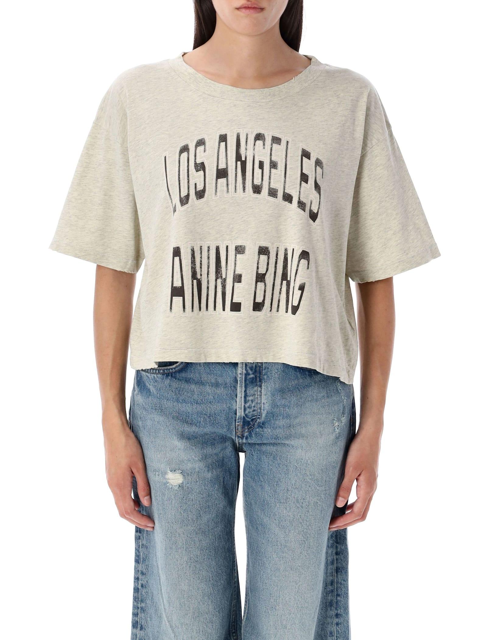 anine bing johnny cropped t-shirt