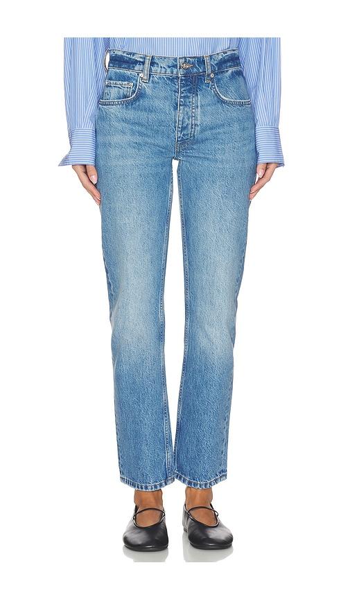anine bing kate jeans in blue.