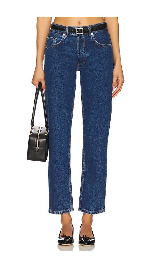 anine bing kate jeans in blue.