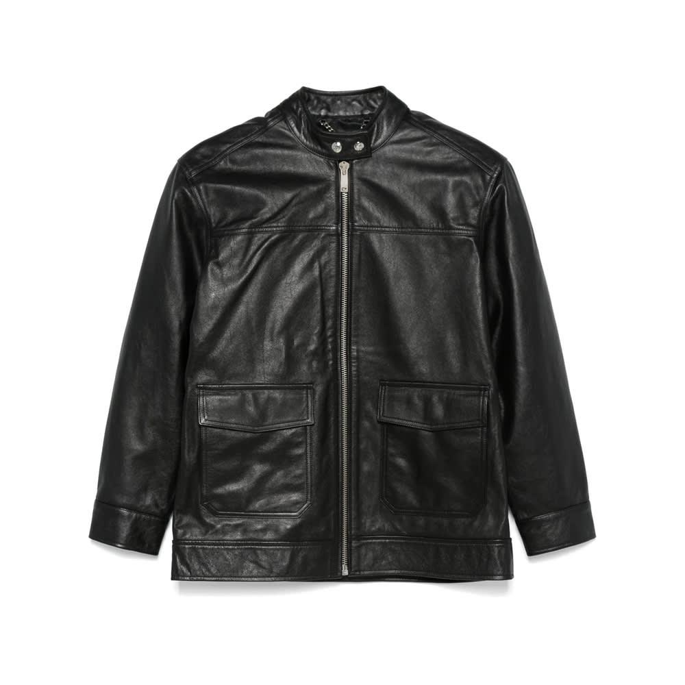 anine bing leather outerwear