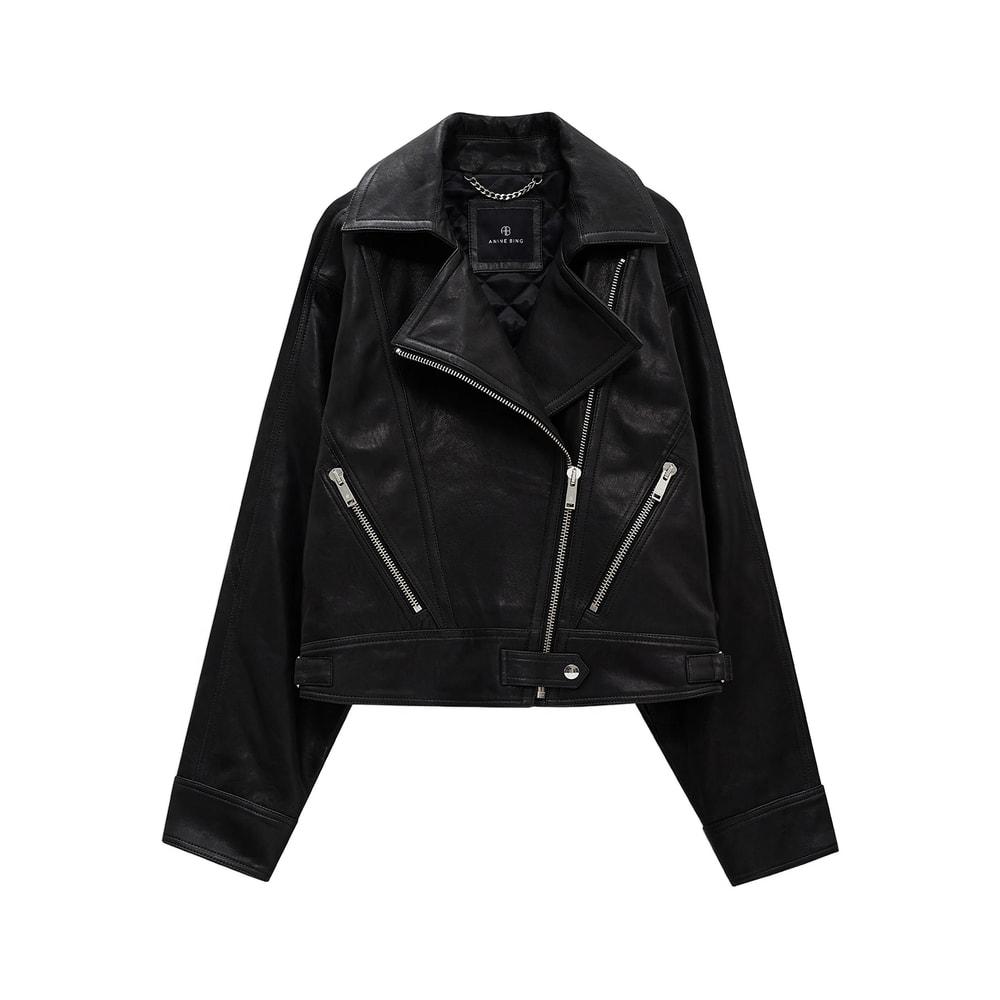 anine bing leather outerwear