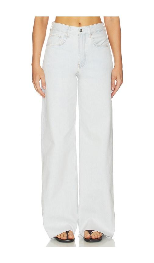 anine bing lewis jeans in blue.