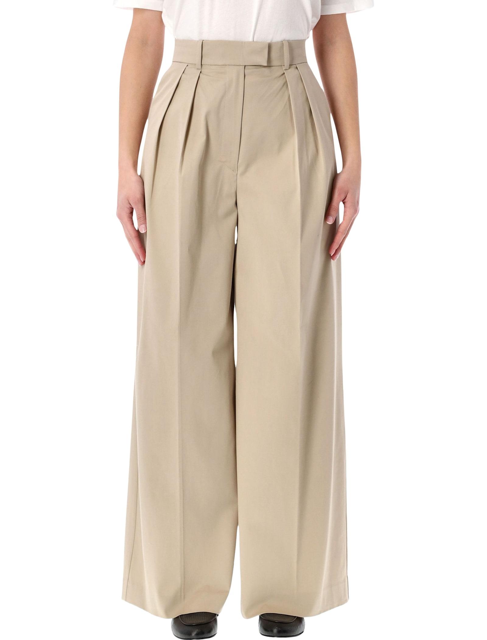 anine bing lou high-rise wide trousers