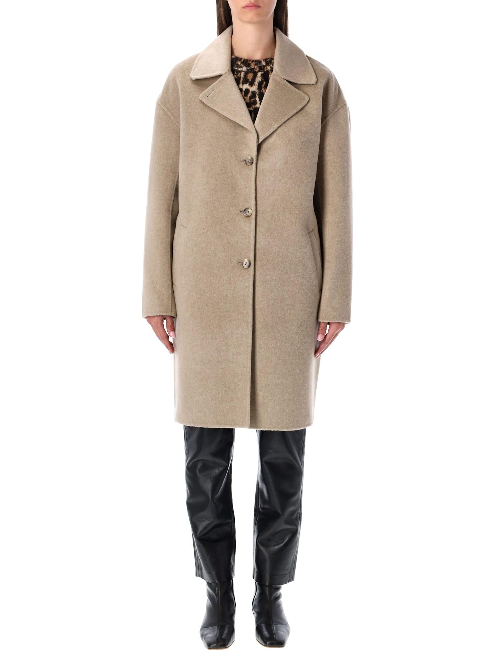 anine bing portia wool cashmere coat