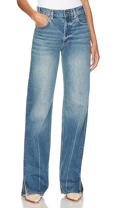 anine bing roy jeans in denim-medium.