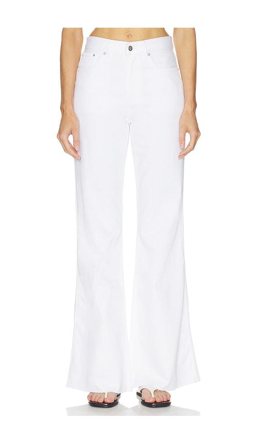 anine bing wyatt jean in white.