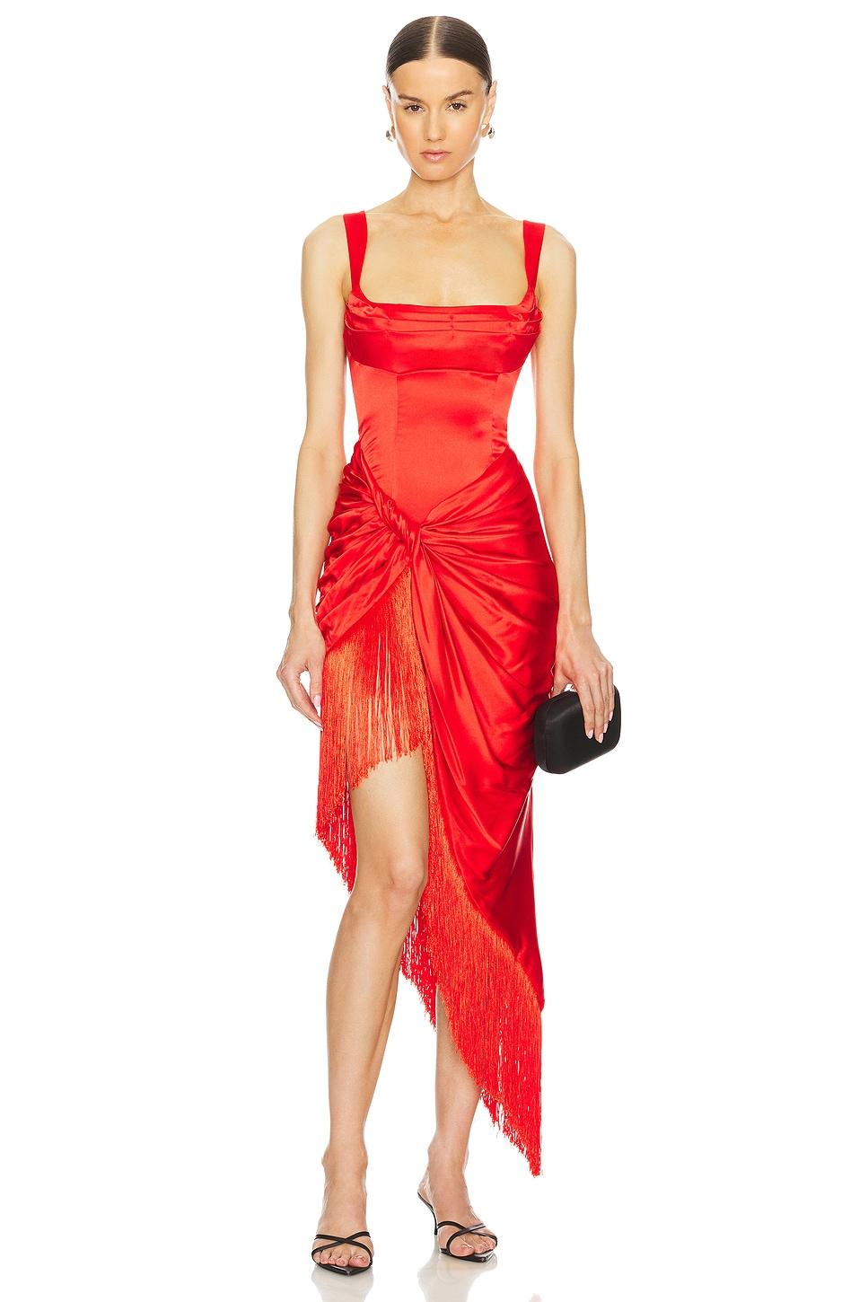 anisa asymmetrical dress