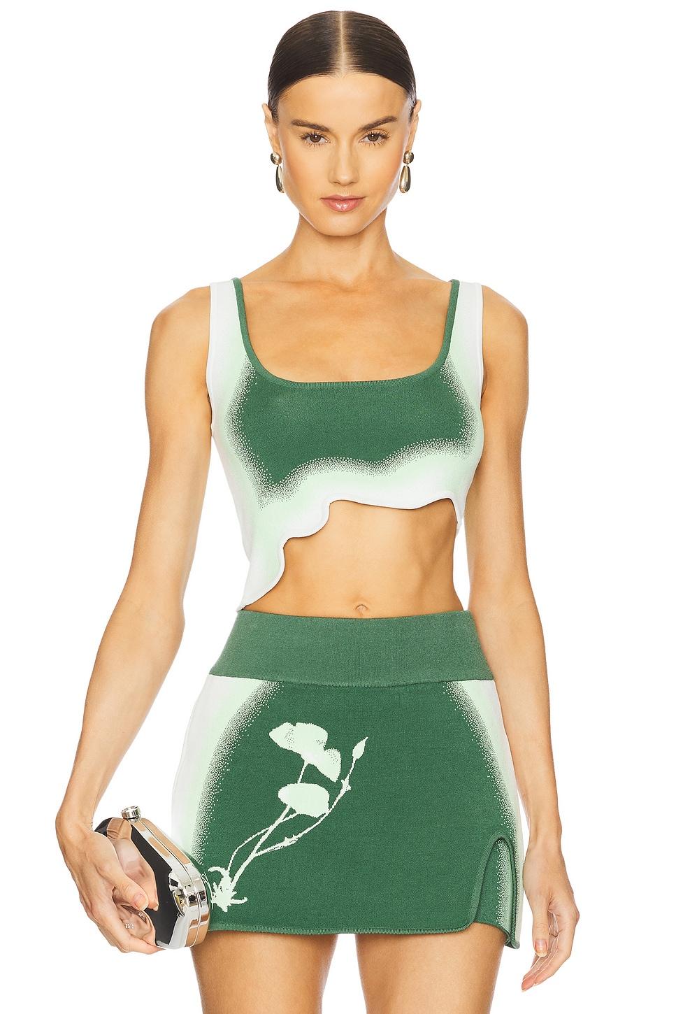 anise reversible wavy bra top