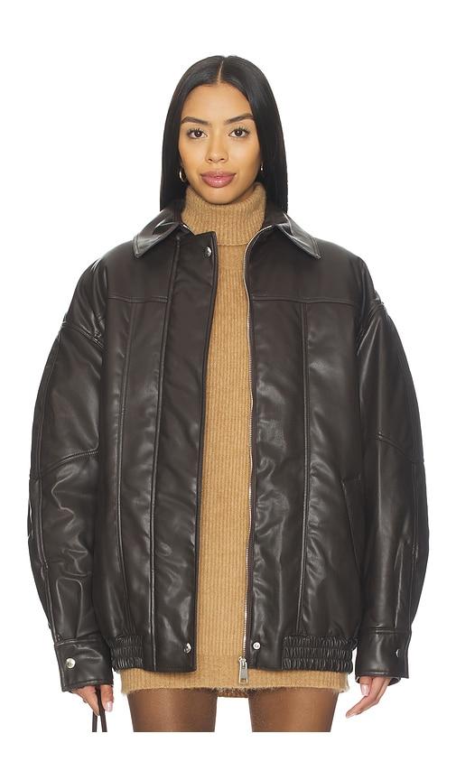 aniye by carly bomber in brown.