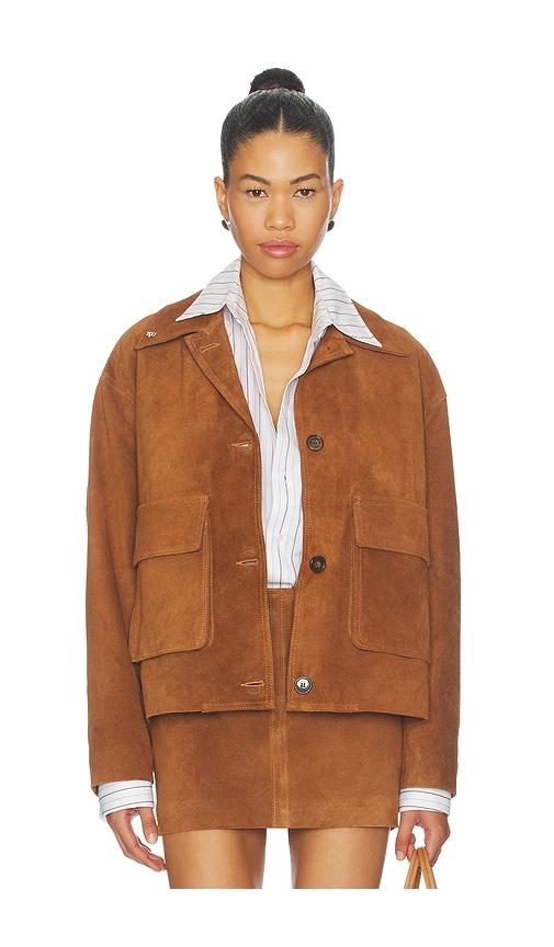 aniye by janis jacket in cognac.