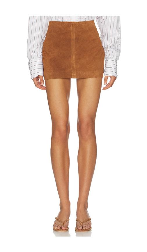 aniye by janis skirt in cognac.
