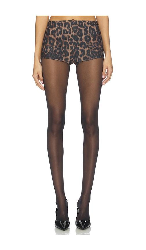 aniye by jodie short in brown.