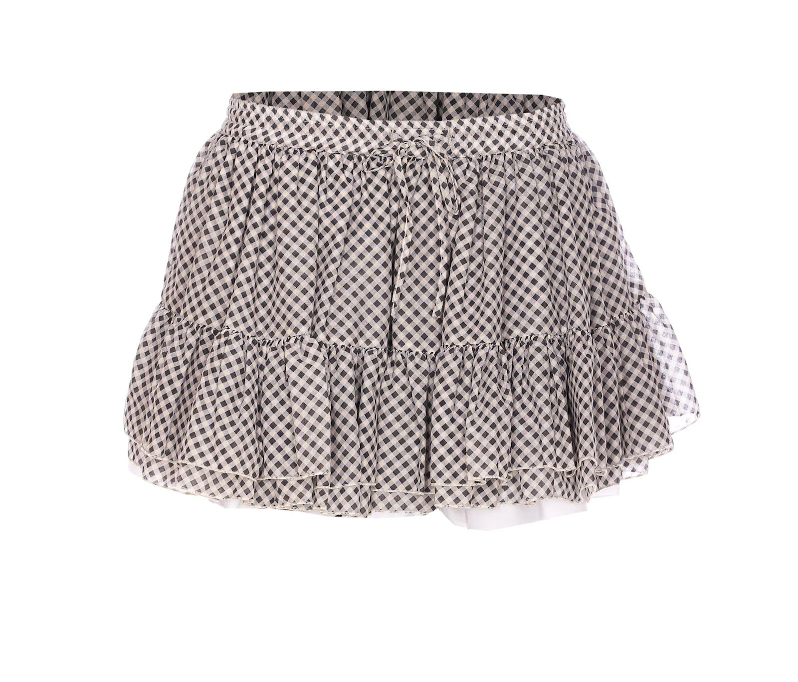 aniye by mini vickie check skirt