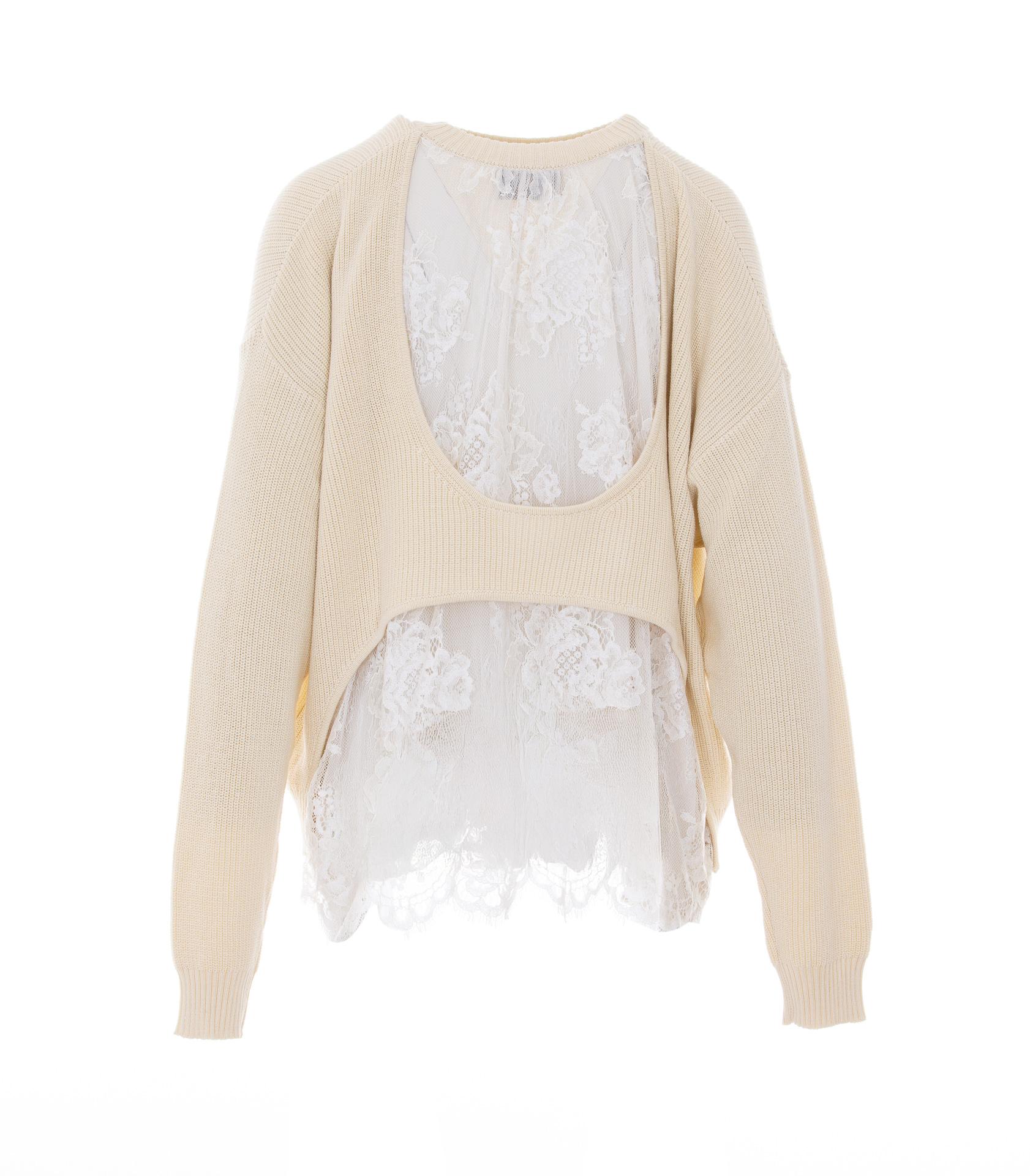 aniye by sweaters white cotton lacepolyamide - women