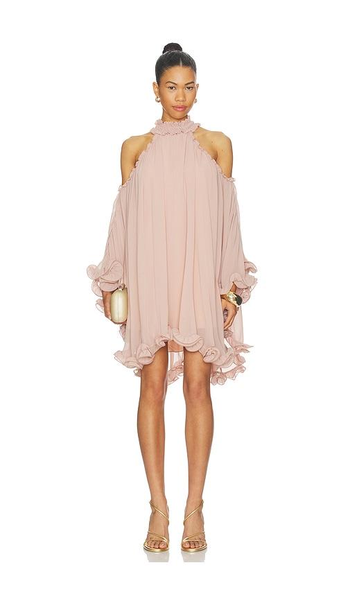 aniye by tessa mini dress in beige.