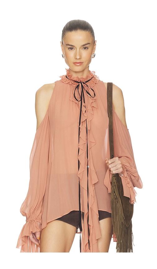 aniye records gaby shirt in blush.