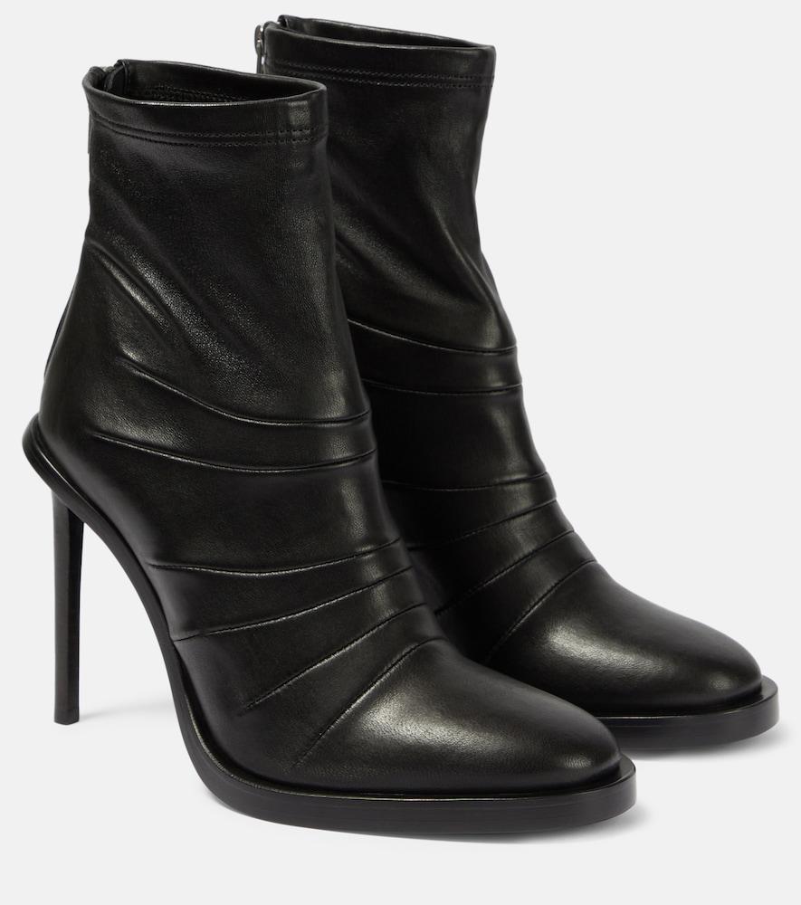 ann demeulemeester carol leather ankle boots