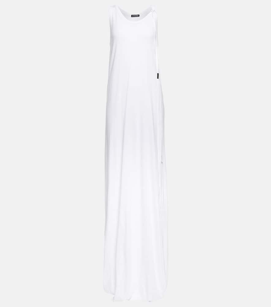 ann demeulemeester fernande flared cotton gown