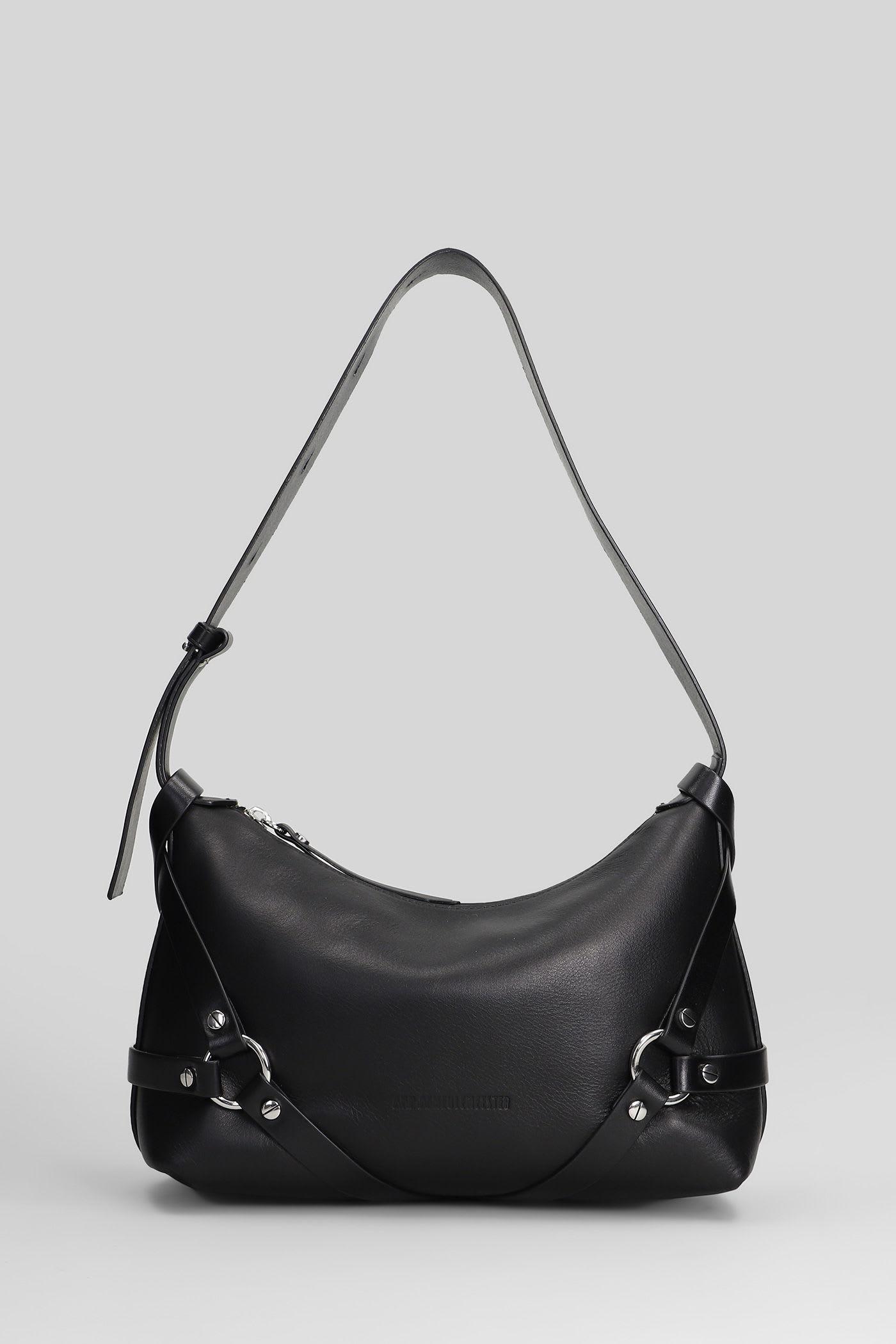 ann demeulemeester tamar shoulder bag in black leather