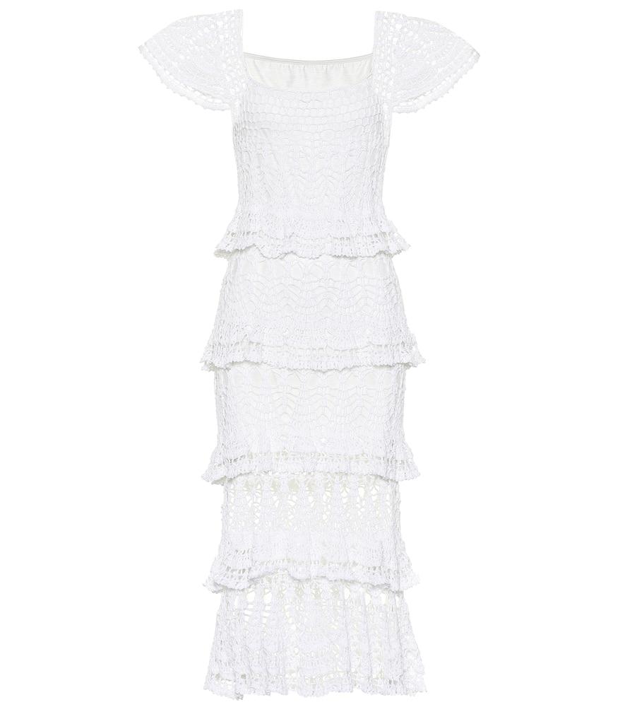 anna kosturova cotillion crochet maxi dress