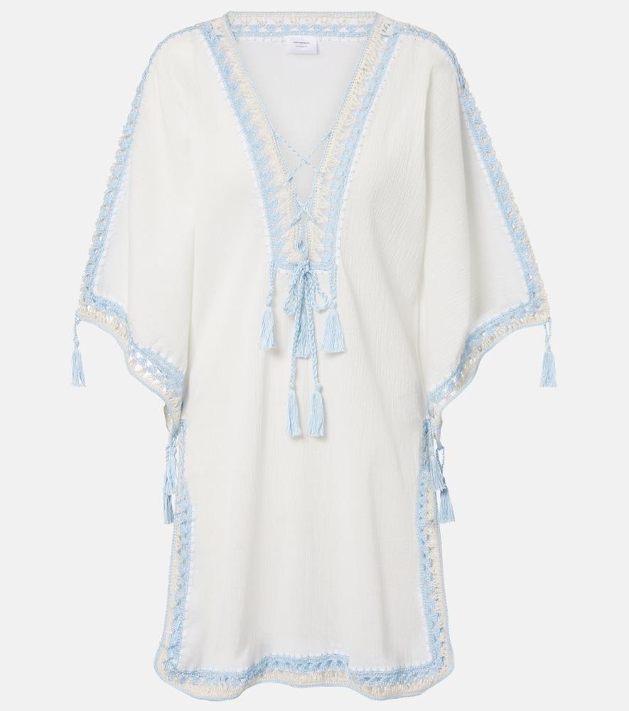anna kosturova crochet cotton kaftan