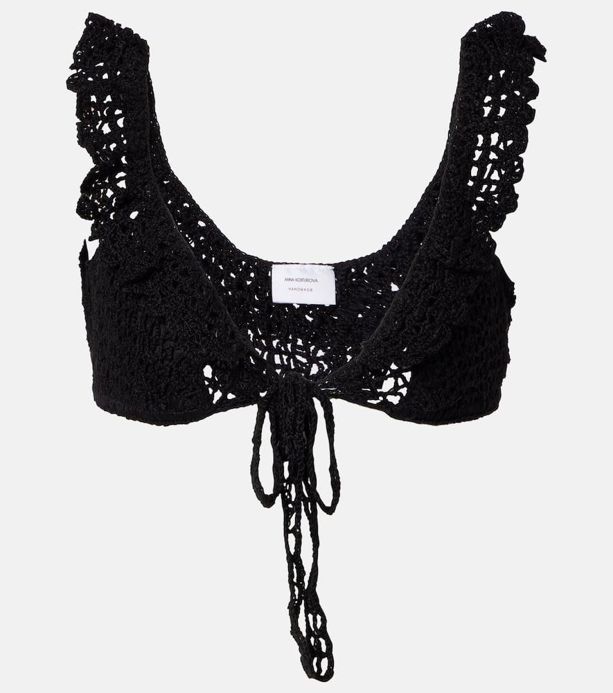 anna kosturova crochet crop top