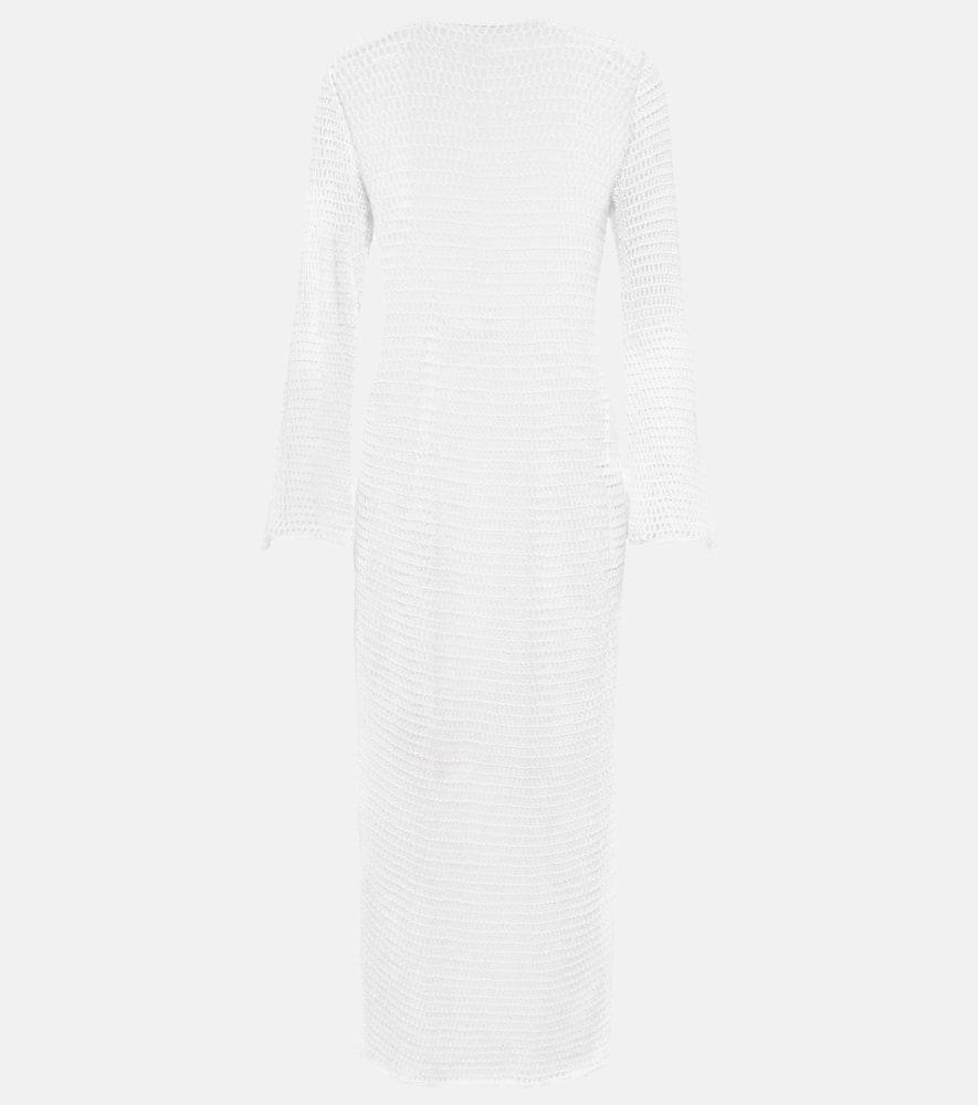 anna kosturova zen mesh crochet beach dress