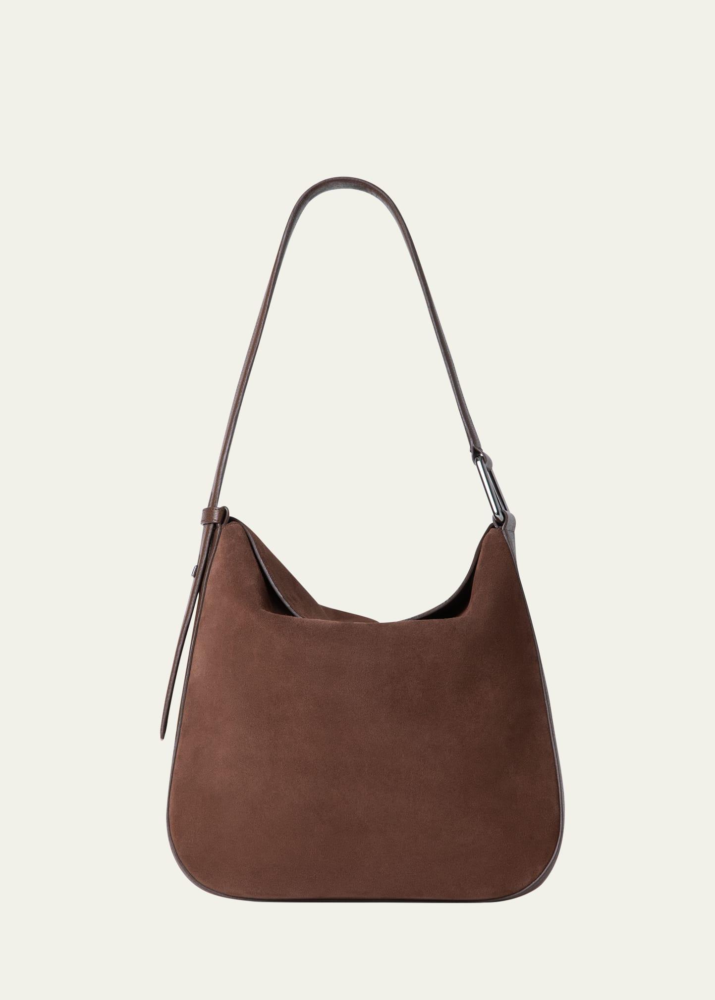 anna medium suede hobo bag