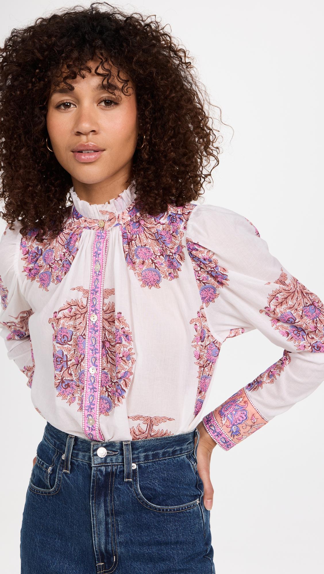 annabel fig flower shirt