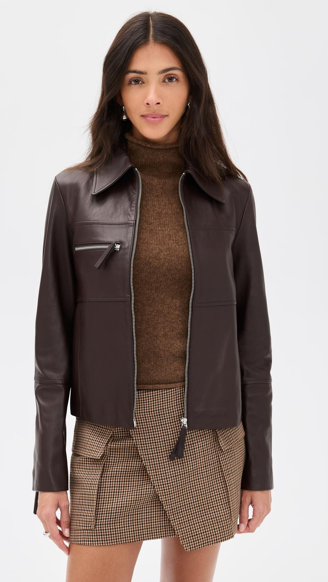annabel jacket in leather