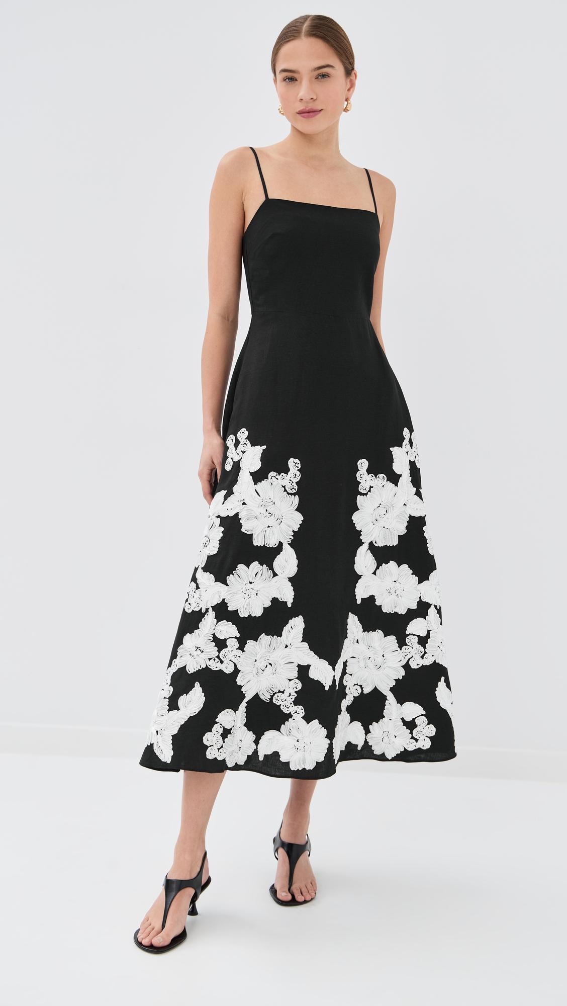 annabella sleeveless midi dress