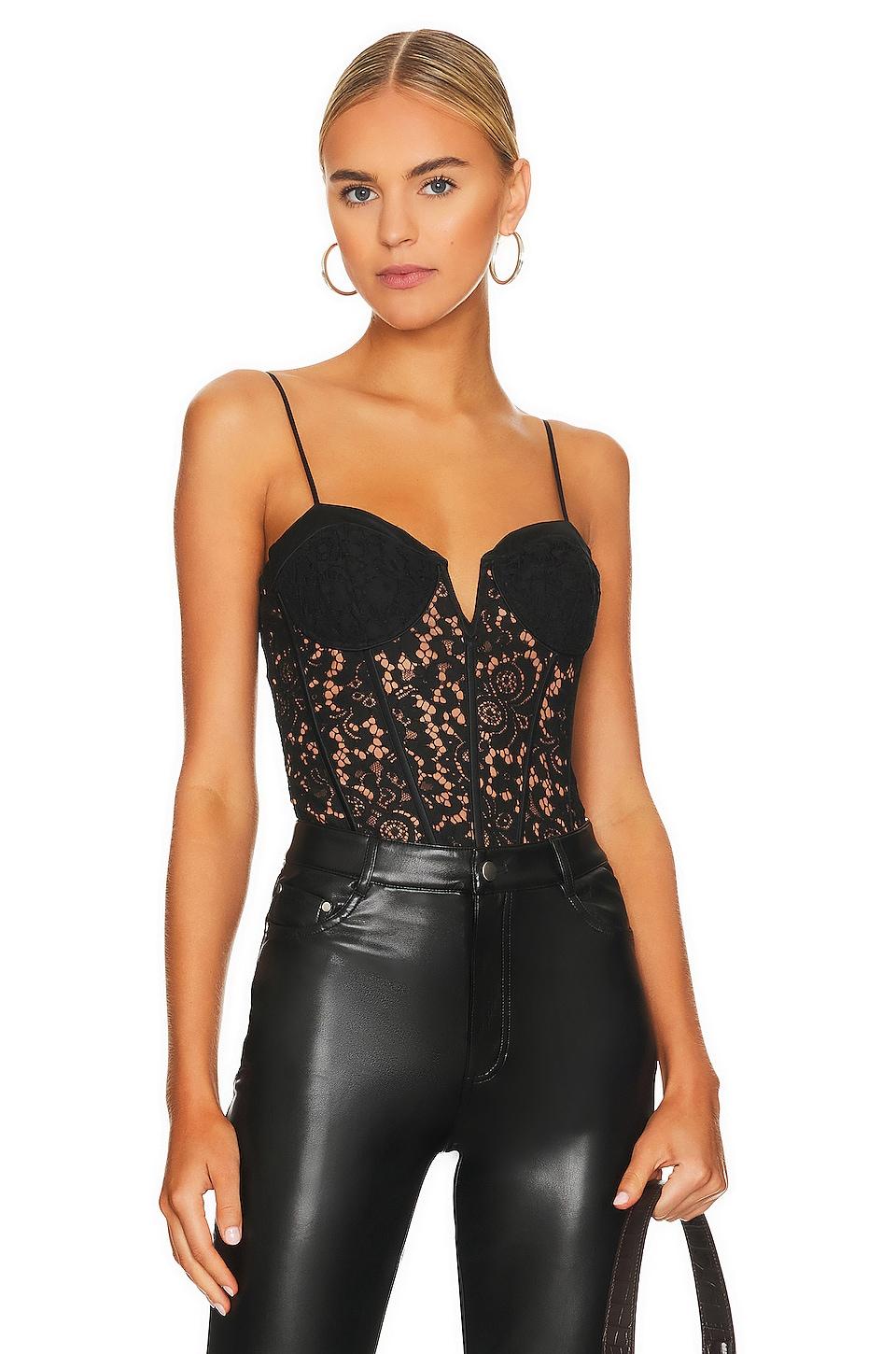 anne corded lace bodysuit