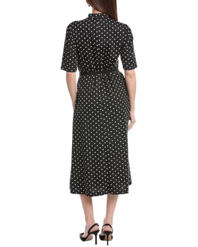 anne klein mock neck elbow lenght slv dress