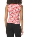 anne klein printed ity side pleat scoop nk tank