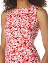 anne klein printed ity side pleat scoop nk tank