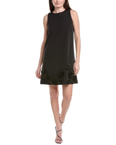 anne klein sleeveless shift with rosette hem