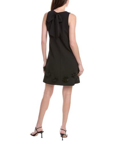 anne klein sleeveless shift with rosette hem