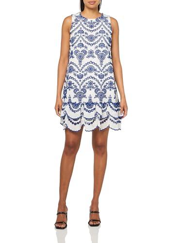 anne klein tiered eyelet dress