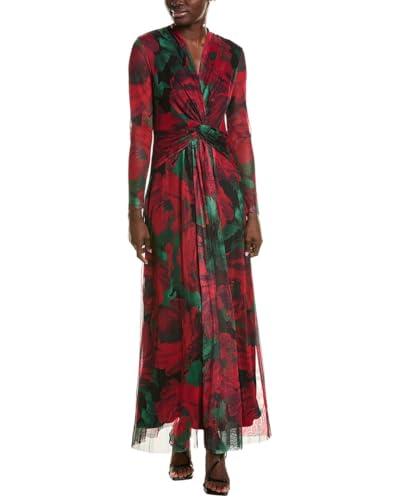 anne klein twist front maxi dress