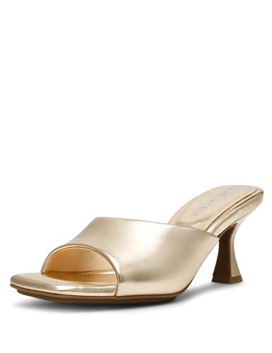 anne klein women's dress heel pump jerilyn, light gold, 9