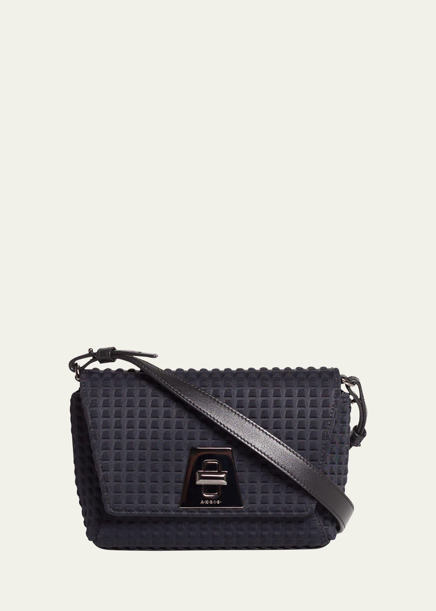 anouk little day techno fabric crossbody bag
